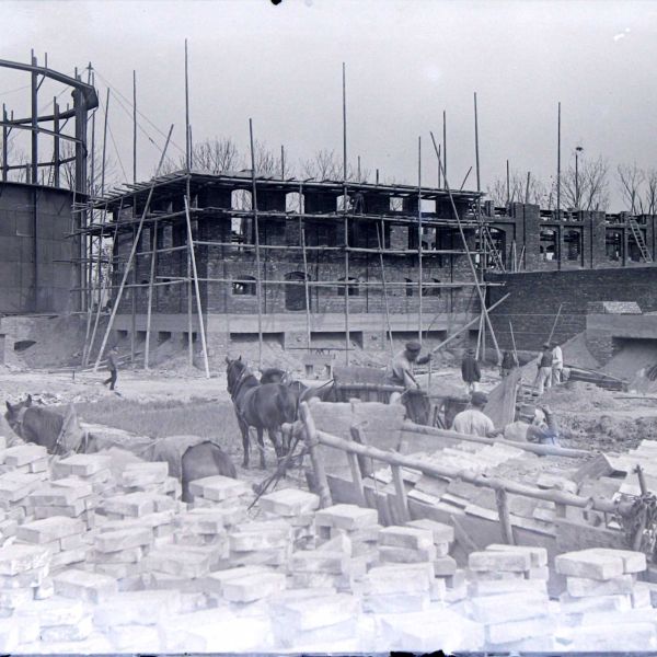 1903-04-11 Bau der städtischen Gasanstalt - Köthensche Strasse
