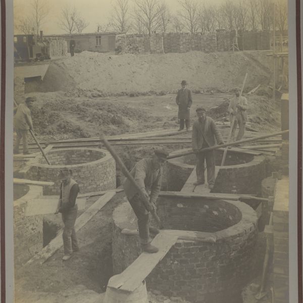 1903-04-11 Bau der städtischen Gasanstalt - Köthensche Strasse