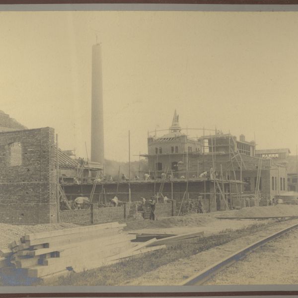 1903-04-11 Bau der städtischen Gasanstalt - Köthensche Strasse