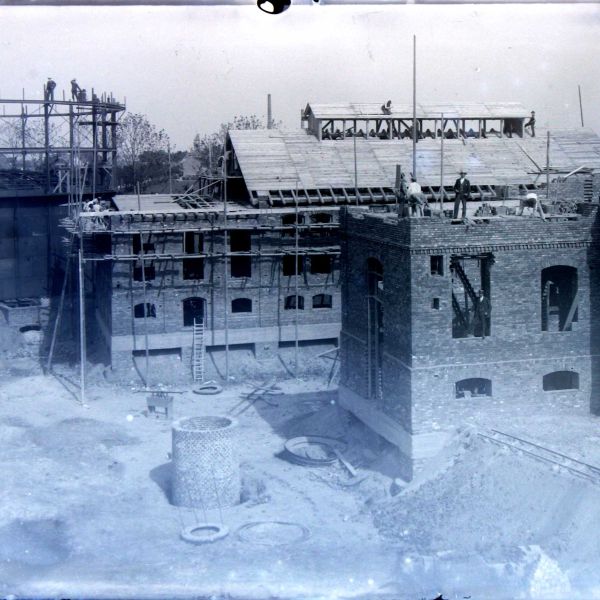 1903-04-11 Bau der städtischen Gasanstalt - Köthensche Strasse