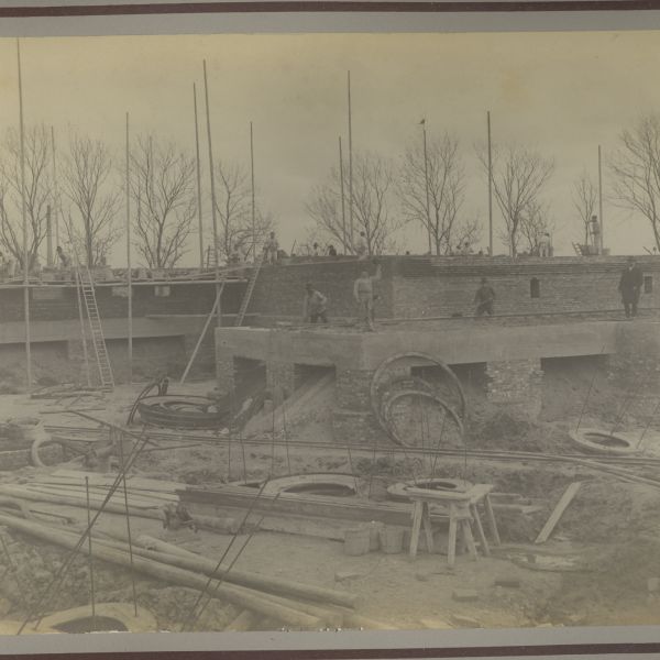 1903-04-11 Bau der städtischen Gasanstalt - Köthensche Strasse