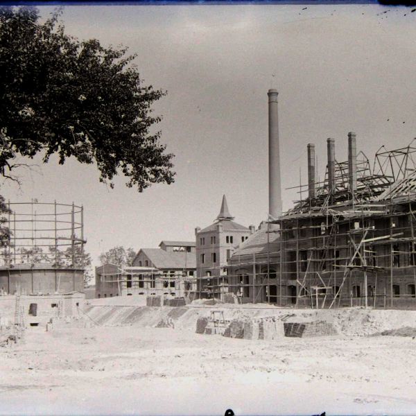 1903-04-11 Bau der städtischen Gasanstalt - Köthensche Strasse