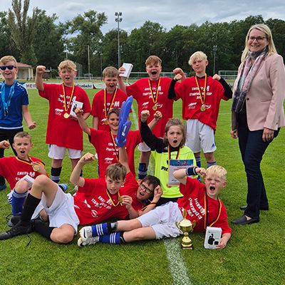 Mannschaft der Grundschule Baalberge
