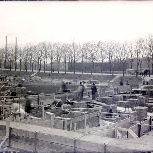 1903-04-11 Bau der städtischen Gasanstalt - Köthensche Strasse