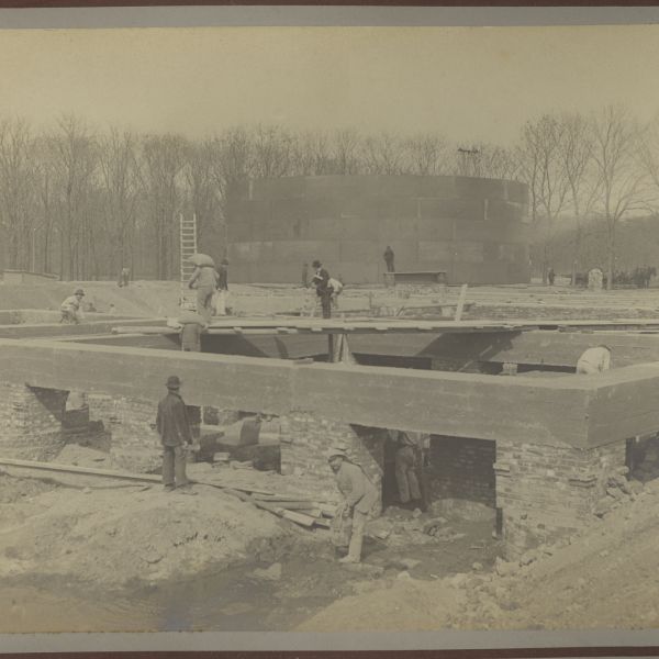 1903-04-11 Bau der städtischen Gasanstalt - Köthensche Strasse