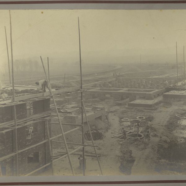 1903-04-11 Bau der städtischen Gasanstalt - Köthensche Strasse