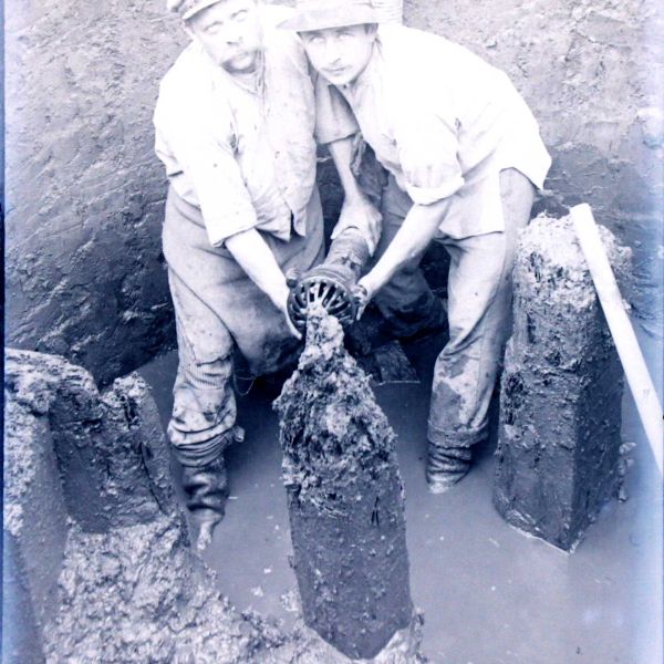 1903-04-11 Bau der städtischen Gasanstalt - Köthensche Strasse