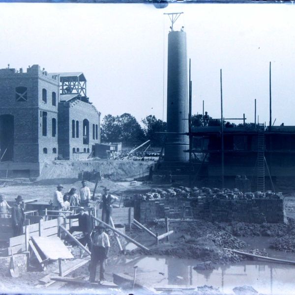 1903-04-11 Bau der städtischen Gasanstalt - Köthensche Strasse