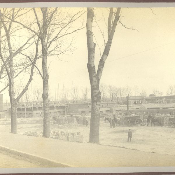 1903-04-11 Bau der städtischen Gasanstalt - Köthensche Strasse