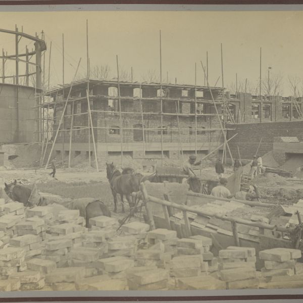 1903-04-11 Bau der städtischen Gasanstalt - Köthensche Strasse