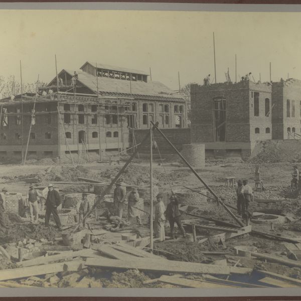 1903-04-11 Bau der städtischen Gasanstalt - Köthensche Strasse