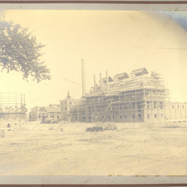 1903-04-11 Bau der städtischen Gasanstalt - Köthensche Strasse