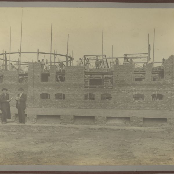 1903-04-11 Bau der städtischen Gasanstalt - Köthensche Strasse