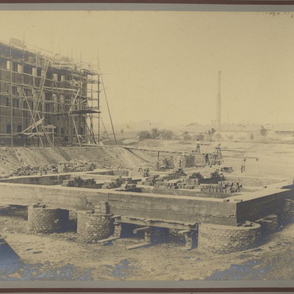 1903-04-11 Bau der städtischen Gasanstalt - Köthensche Strasse