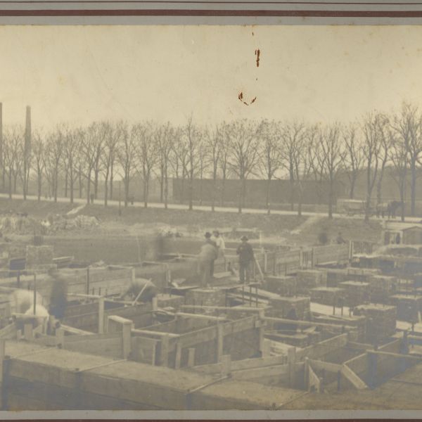 1903-04-11 Bau der städtischen Gasanstalt - Köthensche Strasse