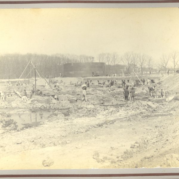 1903-04-11 Bau der städtischen Gasanstalt - Köthensche Strasse