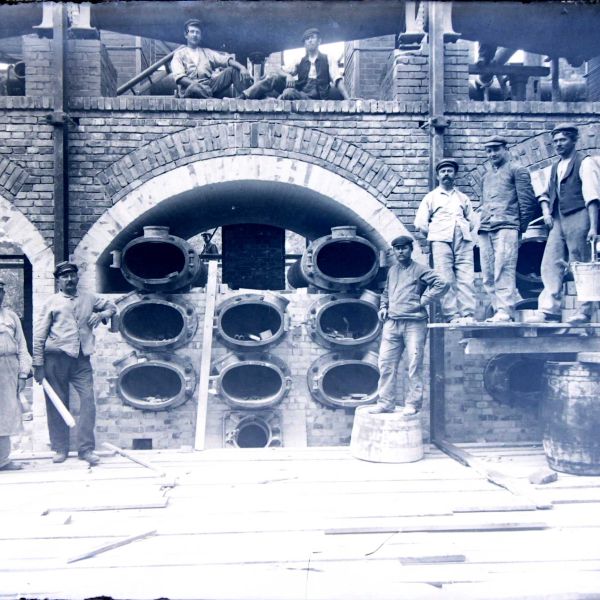 1903-04-11 Bau der städtischen Gasanstalt - Köthensche Strasse