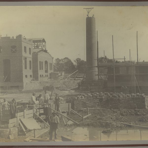 1903-04-11 Bau der städtischen Gasanstalt - Köthensche Strasse