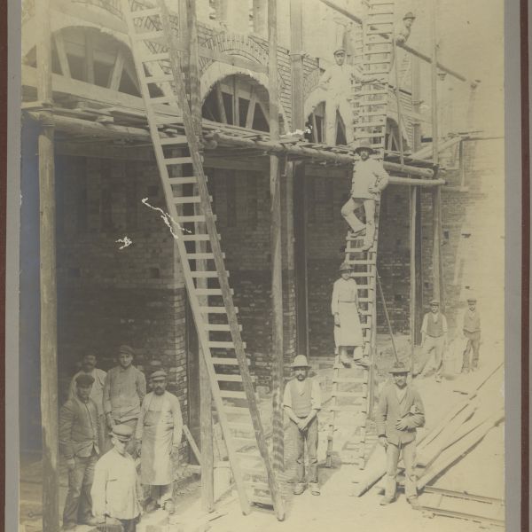 1903-04-11 Bau der städtischen Gasanstalt - Köthensche Strasse