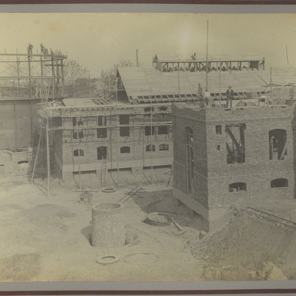 1903-04-11 Bau der städtischen Gasanstalt - Köthensche Strasse