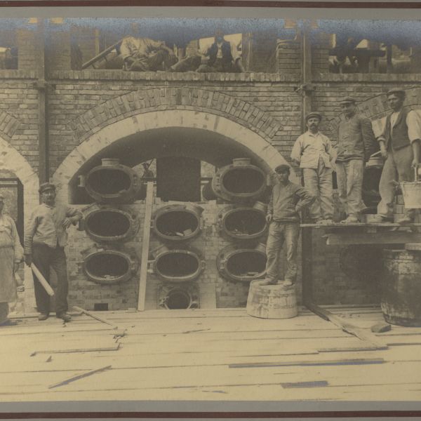 1903-04-11 Bau der städtischen Gasanstalt - Köthensche Strasse